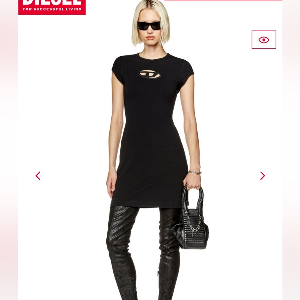 Diesel Black Mini Dress